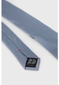 Hugo - Krawat. Kolor: niebieski. Materiał: materiał #2