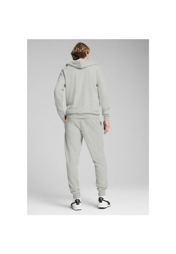 Dres Puma Hooded Sweat Suit Tr, Mężczyźni. Kolor: wielokolorowy, czarny, szary. Materiał: dresówka