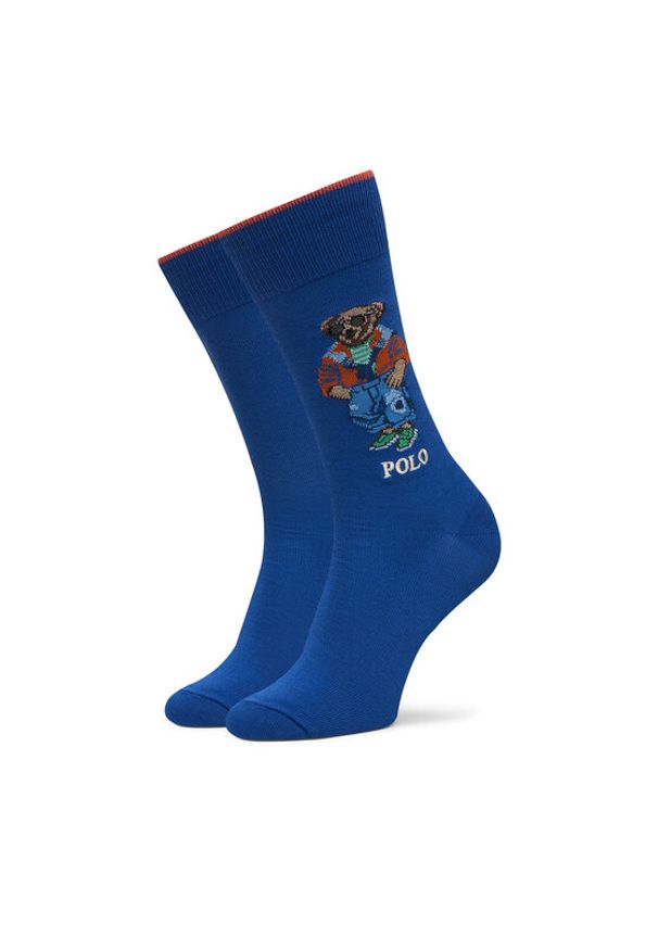 Polo Ralph Lauren Skarpety długie 449P15965002 Niebieski. Kolor: niebieski. Materiał: bawełna