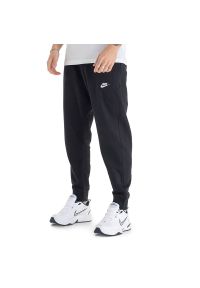 Spodnie dresowe Nike NSW Club Jogger FT BV2679-010 - czarne. Kolor: czarny. Materiał: dresówka