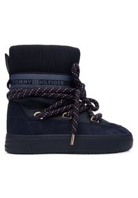 TOMMY HILFIGER - Śniegowce Tommy Hilfiger. Kolor: niebieski