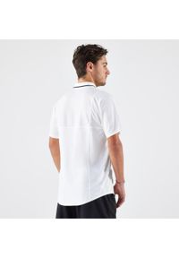 ARTENGO - Koszulka polo do tenisa męska Artengo Dry. Typ kołnierza: polo. Kolor: biały, wielokolorowy, czarny. Materiał: materiał, elastan. Sport: tenis