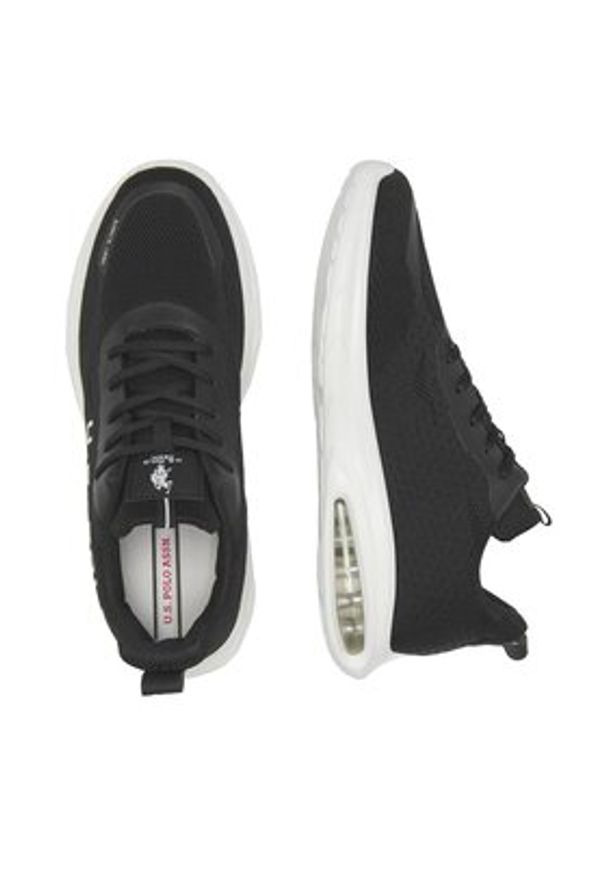 U.S. Polo Assn. Sneakersy ACTIVE001 Czarny. Kolor: czarny. Materiał: materiał