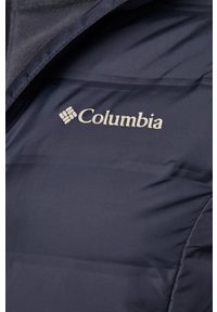 columbia - Columbia kurtka sportowa puchowa kolor granatowy zimowa. Typ kołnierza: kaptur. Kolor: niebieski. Materiał: puch. Sezon: zima. Styl: sportowy #5
