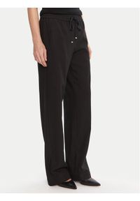 BOSS Spodnie materiałowe Tildina 50543268 Czarny Relaxed Fit. Kolor: czarny. Materiał: bawełna