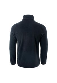Hi-tec - Bluza Polarowa Męska Logo Henis. Kolor: czarny. Materiał: polar. Sezon: zima. Sport: turystyka piesza