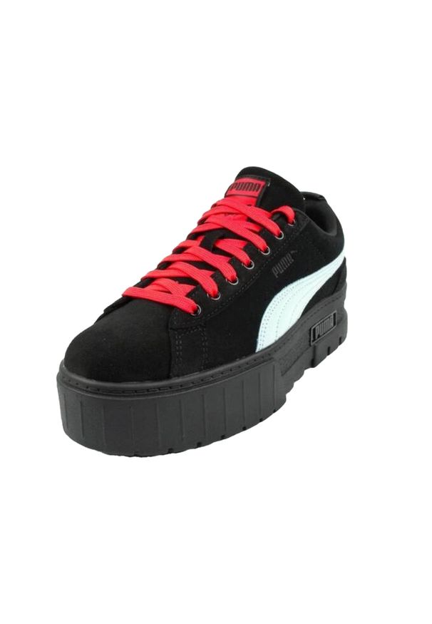 Puma - Trampki Damskie Skóra Mayze Dua Lipa. Kolor: czarny. Materiał: skóra. Sezon: zima