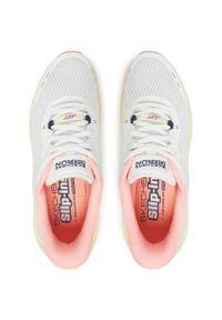 skechers - Adidasy Skechers Max Cushioning Glide, Kobiety. Kolor: biały. Materiał: materiał. Sport: fitness