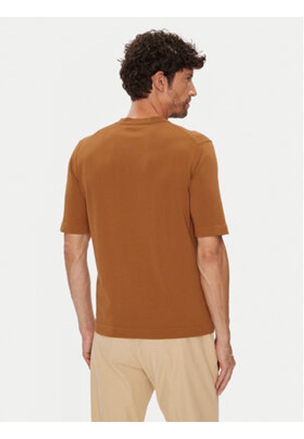 K-Way T-Shirt Combe K4126SW Brązowy Regular Fit. Kolor: brązowy. Materiał: bawełna