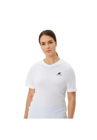 FJORK MERINO - Koszulka sportowa Performance damska. Kolor: biały. Materiał: poliester, elastan