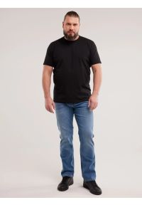 Big-Star - Koszulka męska z krótkim rękawem czarna Classac 906. Kolor: czarny. Materiał: bawełna. Długość rękawa: krótki rękaw. Długość: krótkie. Wzór: gładki. Sezon: zima #7