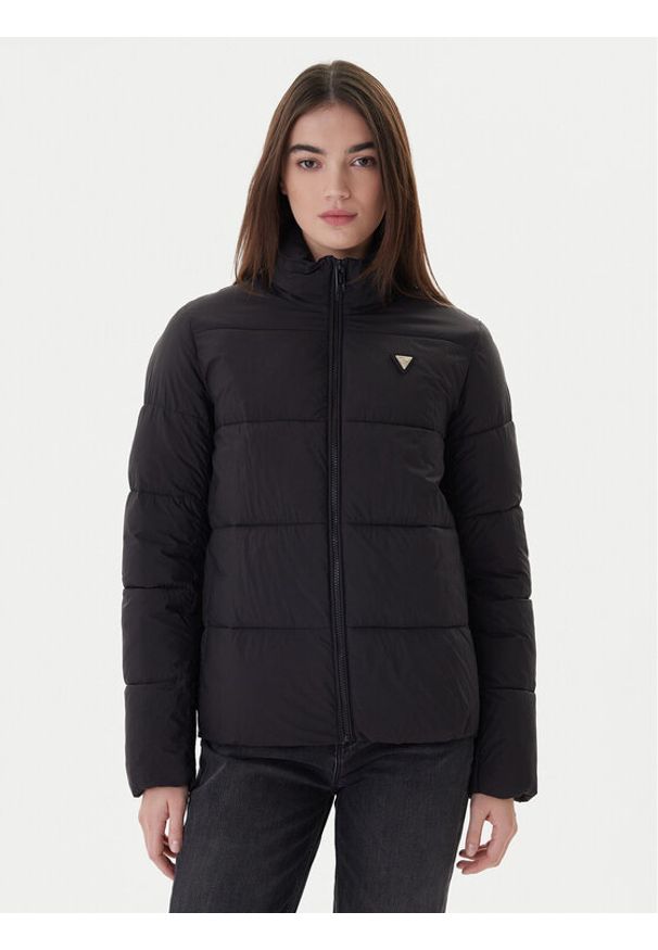 Guess Kurtka puchowa New Claudia V4YL03 WFUD0 Czarny Regular Fit. Kolor: czarny. Materiał: syntetyk