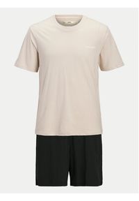 Jack & Jones - Jack&Jones Piżama Everest 12273635 Beżowy Standard Fit. Kolor: beżowy. Materiał: bawełna #3