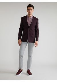 Pako Lorente - PAKO LORENTE – Spodnie męskie szare P22SF-WX-001-S-0. Okazja: na co dzień. Kolor: szary. Materiał: poliester, elastan, wiskoza. Wzór: gładki. Styl: casual, klasyczny #7