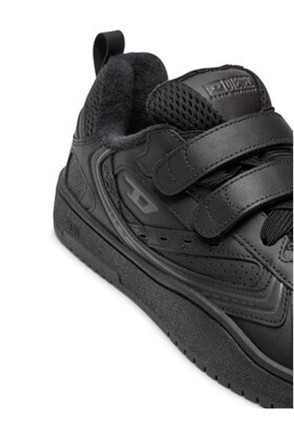 Diesel Sneakersy S-Ukiyo Y03407 P6903 T8013 Czarny. Kolor: czarny. Materiał: skóra