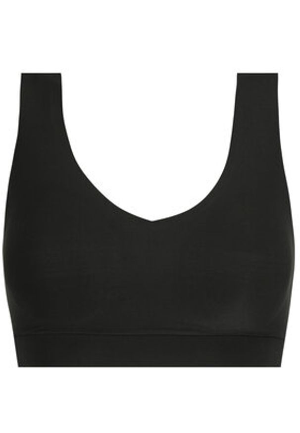 Chantelle Biustonosz top Soft Stretch C16A10 Czarny. Kolor: czarny. Materiał: syntetyk
