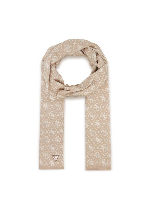 Guess Szalik M5BZ19 Z0442 Beżowy. Kolor: beżowy. Materiał: poliamid, materiał