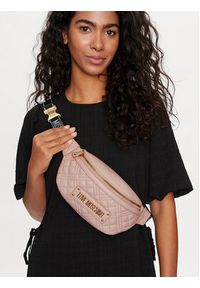 Love Moschino - LOVE MOSCHINO Saszetka nerka JC4003PP1ILA0601 Różowy. Kolor: różowy. Materiał: skóra #4