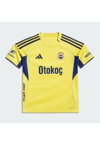 Adidas - Fenerbahce 2025/2026 Away Jersey Kids. Kolor: niebieski, wielokolorowy, żółty. Materiał: jersey. Sport: piłka nożna