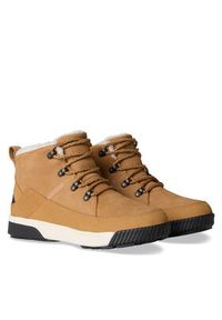 The North Face Śniegowce Sierra Mid Lace Wp NF0A4T3XKOM Brązowy. Kolor: brązowy. Materiał: nubuk, skóra #4
