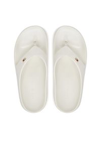 TOMMY HILFIGER - Tommy Hilfiger Japonki Th Comfort Beach Sandal FW0FW08522 Biały. Kolor: biały. Materiał: syntetyk #1