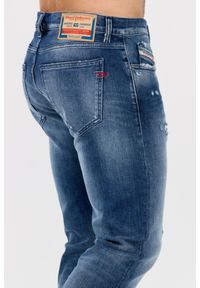 Diesel - DIESEL Niebieskie męskie jeansy 2019 D-STRUKT, Rozmiar 36/32. Okazja: na co dzień. Kolor: niebieski. Styl: casual, klasyczny #5