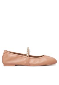 Stuart Weitzman Baleriny Goldie Ballet SF896 Beżowy. Kolor: beżowy. Materiał: skóra