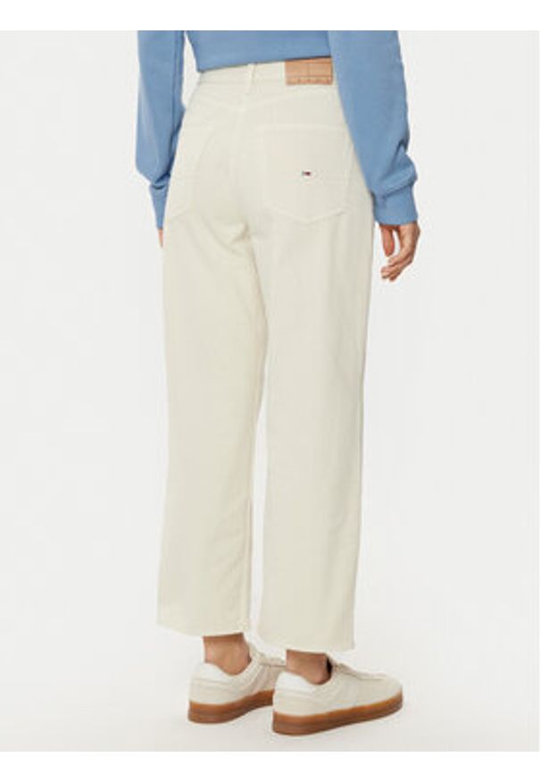 Tommy Jeans Jeansy DW0DW19392 Écru Straight Fit. Kolor: kremowy