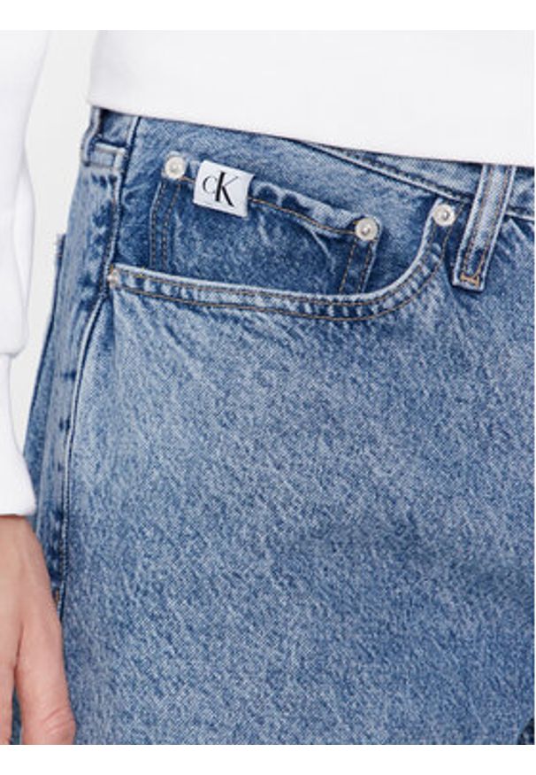 Calvin Klein Jeans Jeansy 90's J30J324551 Niebieski Straight Fit. Kolor: niebieski