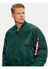 Alpha Industries Kurtka bomber 100101 Zielony Regular Fit. Kolor: zielony. Materiał: syntetyk #5