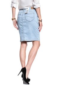 Lee - SPÓDNICA JEANSOWA LEE PENCIL SKIRT LIGHT COROVAL L38GMFOC. Materiał: jeans #4