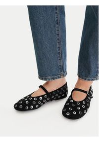 Badura Baleriny EO-ALANI-V2267-115 Czarny. Kolor: czarny. Materiał: skóra, zamsz #3