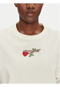 Converse T-Shirt Thorned 10028306-A01 Écru Oversize. Materiał: bawełna #3