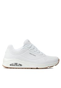 skechers - Skechers Sneakersy Stand On Air 52458/WHT Biały. Kolor: biały. Materiał: skóra