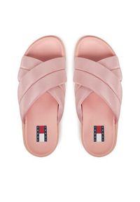 Tommy Jeans Klapki Tjw Flatform Sandal EN0EN02775 Różowy. Kolor: różowy. Materiał: materiał #5