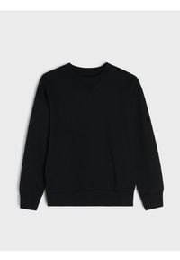 Sinsay - Bluza crewneck - czarny. Kolor: czarny
