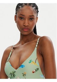 Seafolly Strój kąpielowy Isla Palm 11071-216 Zielony. Kolor: zielony. Materiał: syntetyk #3