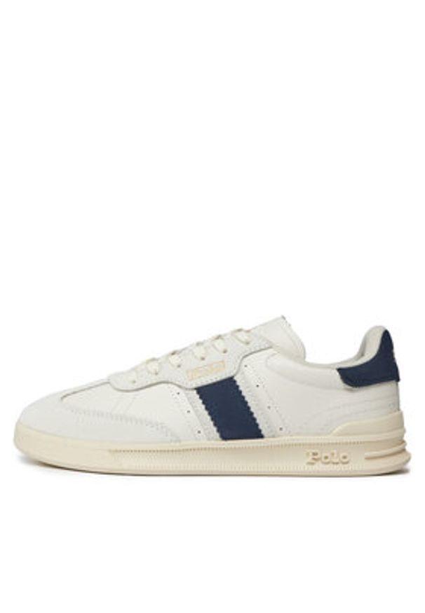 Polo Ralph Lauren Sneakersy Htr Aera 804936609001 Biały. Kolor: biały. Materiał: skóra
