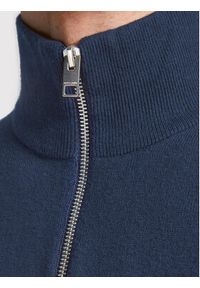 Jack & Jones Sweter Emil 12189339 Granatowy Regular Fit. Kolor: niebieski. Materiał: bawełna #2