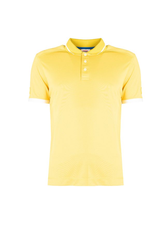 Invicta Koszulka Polo | 4452253 / U | Mężczyzna | Żółty. Okazja: na co dzień. Typ kołnierza: polo. Kolor: żółty. Materiał: poliester. Długość rękawa: krótki rękaw. Wzór: aplikacja. Styl: klasyczny, casual