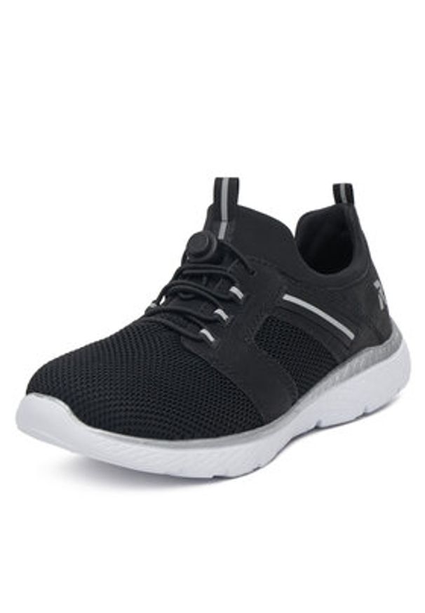 Rieker Sneakersy M5065-00 Czarny. Kolor: czarny. Materiał: materiał