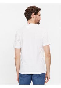 TOMMY HILFIGER - Tommy Hilfiger T-Shirt Monotype MW0MW33688 Biały Regular Fit. Kolor: biały. Materiał: bawełna #2