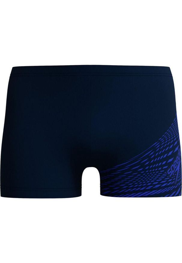 Speedo - Męskie Szorty Kąpielowe Medley Aquashort Logo. Kolor: niebieski. Styl: sportowy