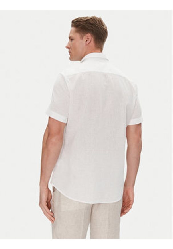 JOOP! Koszula 17 JSH-209Pit 30047056 Écru Slim Fit. Materiał: bawełna, len