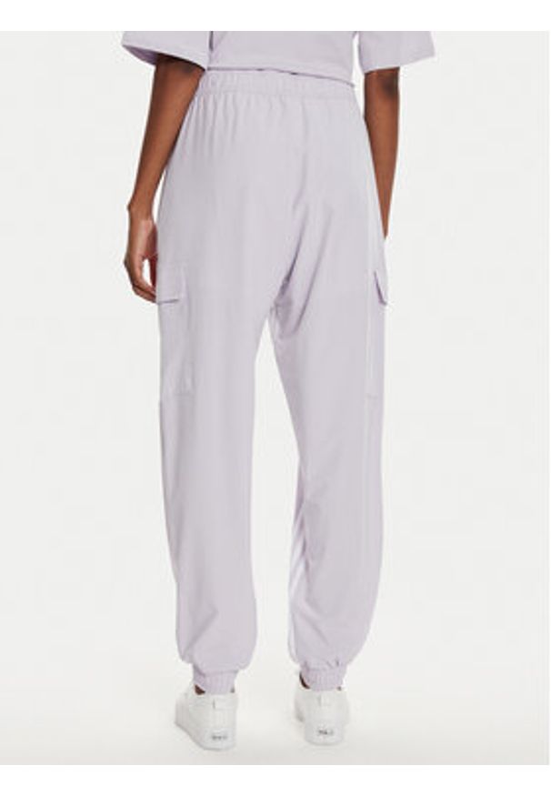 Adidas - adidas Spodnie dresowe Dance All-Gender Versatile IS0907 Fioletowy Loose Fit. Kolor: fioletowy. Materiał: syntetyk