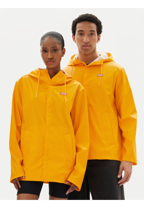 Hunter Kurtka przeciwdeszczowa Izzy Unisex HARU0012251 Żółty Regular Fit. Kolor: żółty. Materiał: syntetyk