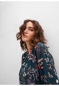 bonprix - Bluzka ze zrównoważonej wiskozy. Kolor: zielony. Materiał: wiskoza. Wzór: nadruk #3