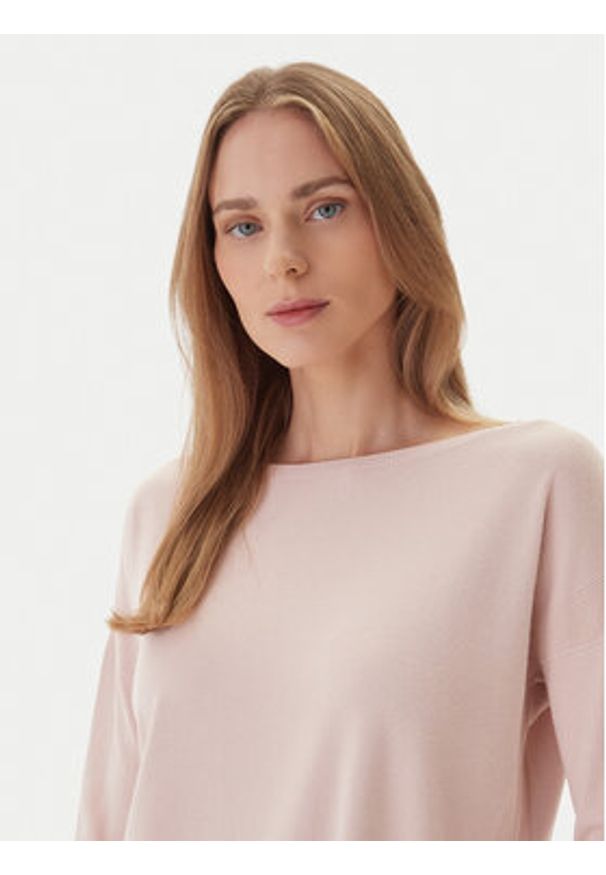 Kontatto Sweter 3M0800C Różowy Regular Fit. Kolor: różowy. Materiał: syntetyk