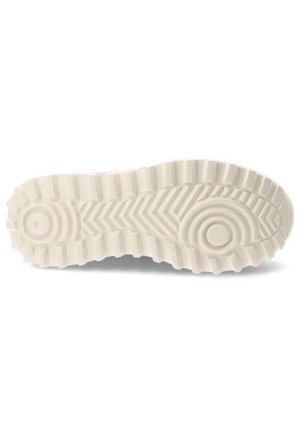 Sneakersy damskie Vinceza, cholewka ze skóry naturalnej zamszowej z kontrastowymi panelami klasyczne wiązanie masywna platformowa podeszwa, beżowe, 7. Kolor: beżowy. Materiał: zamsz, skóra. Szerokość cholewki: normalna