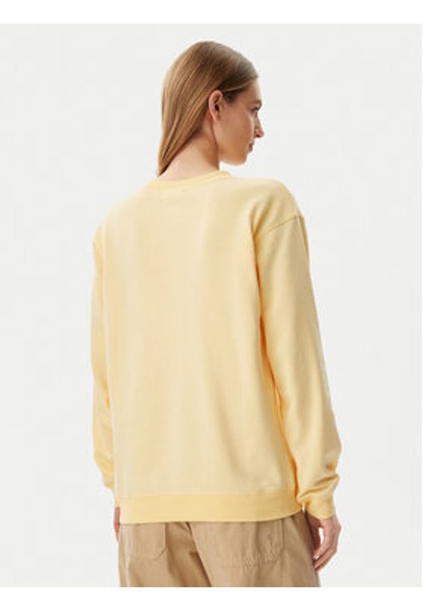 Roxy Bluza ERJFT04963 Żółty Regular Fit. Kolor: żółty. Materiał: bawełna